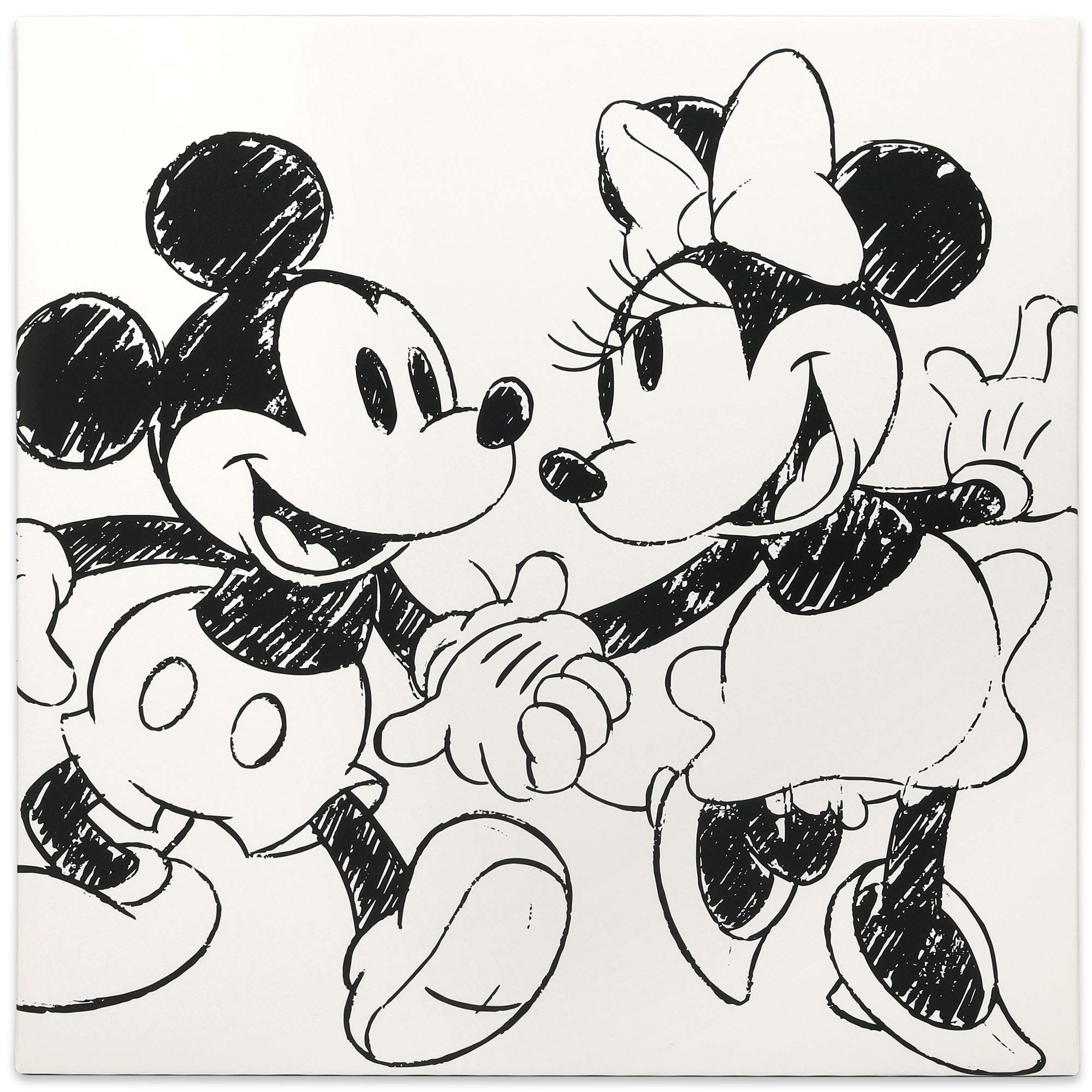 Open Road Brands Disney Mickey and Minnie Black and White Gallery